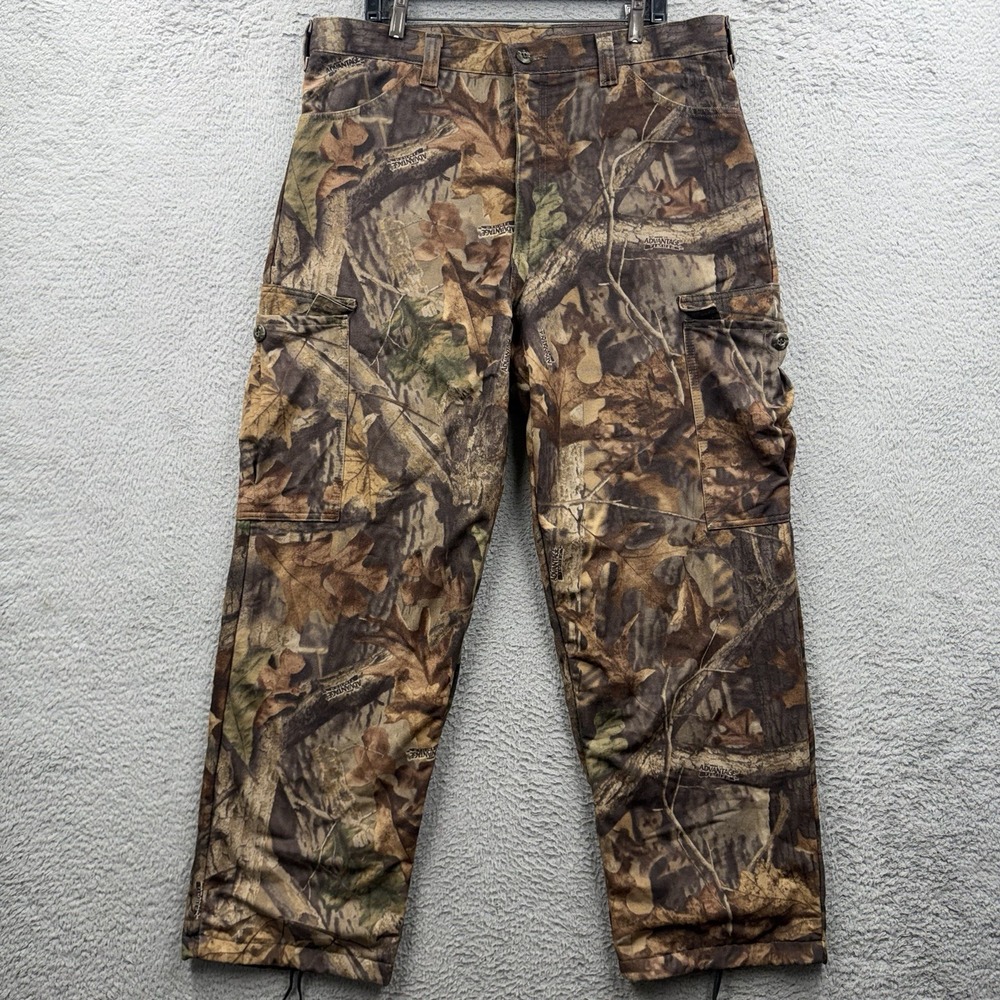 ScentLok Prevent Series Camo Cargo Hunting Pants Men's Size Large